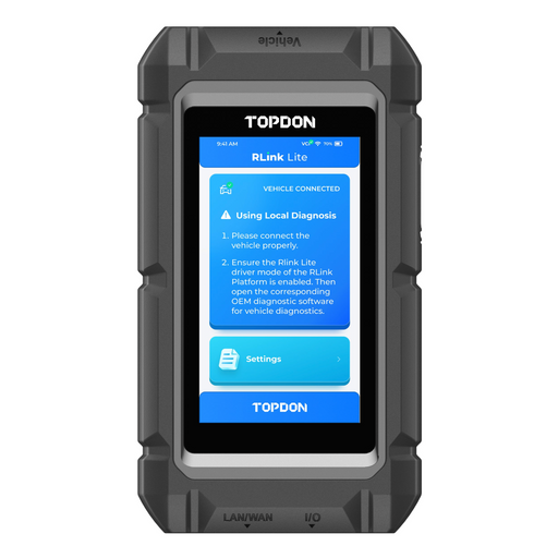 Dark Slate Gray TOPDON RLink Lite All In One OEM Diagnostic Interface Diagnostic Scan Tool
