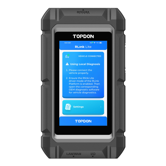 Dark Slate Gray TOPDON RLink Lite All In One OEM Diagnostic Interface Diagnostic Scan Tool