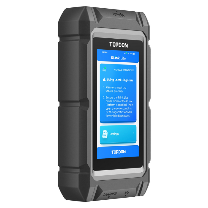 Dark Slate Gray TOPDON RLink Lite All In One OEM Diagnostic Interface Diagnostic Scan Tool