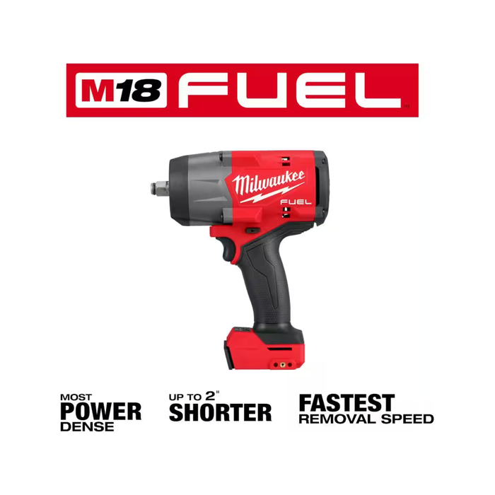 Firebrick Milwaukee M18 FUEL 18V  1/2 in. Impact High Torque Impact Wrench (Tool-Only)