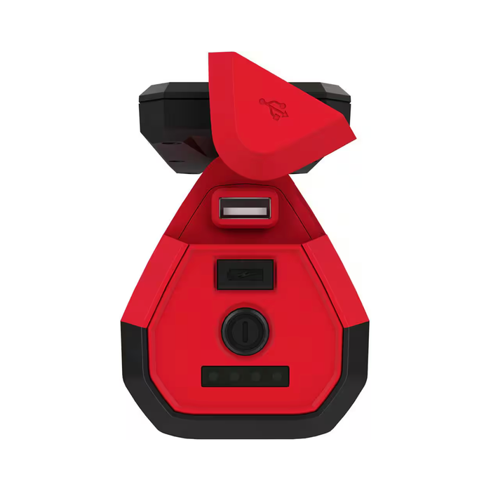 Dark Slate Gray Milwaukee M12 ROVER Service and Repair Flood Light with USB Charging Inspection Lights