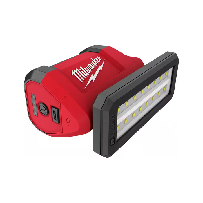 Firebrick Milwaukee M12 ROVER Service and Repair Flood Light with USB Charging Inspection Lights