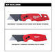Maroon Milwaukee Fastback Utility Knife Folding ( 2 Pack ) Craft Knife Blades