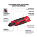 Black Milwaukee M12 12V Cordless Brushless Rotary Tool (Tool-Only) Die Grinder
