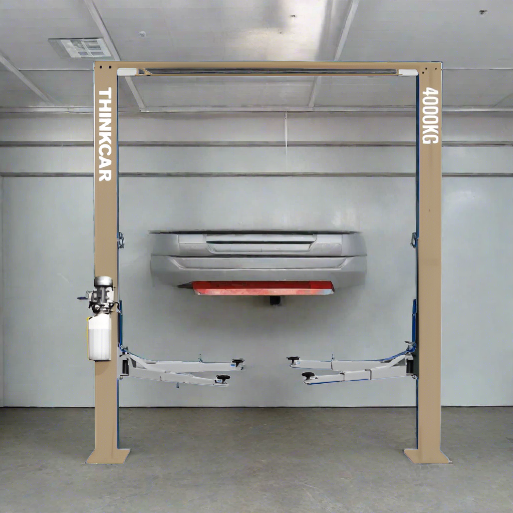 Light Slate Gray THINKCAR TVL340 4 Tonne Clear Floor Two Post Vehicle Hoist Hoist