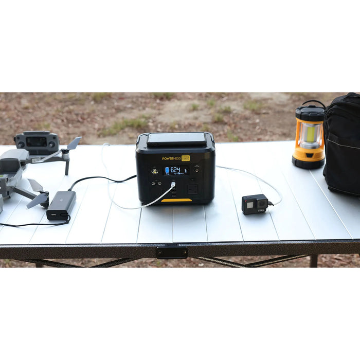 Gray Powerness Hiker U300 300W | 296WH Portable Generator Power Station Power Station