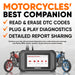 Dark Slate Gray THINKCAR Thinkcheck M70 Moto Smart Motorcycle Diagnostic Tool Motorcycle Diagnostic Scanner