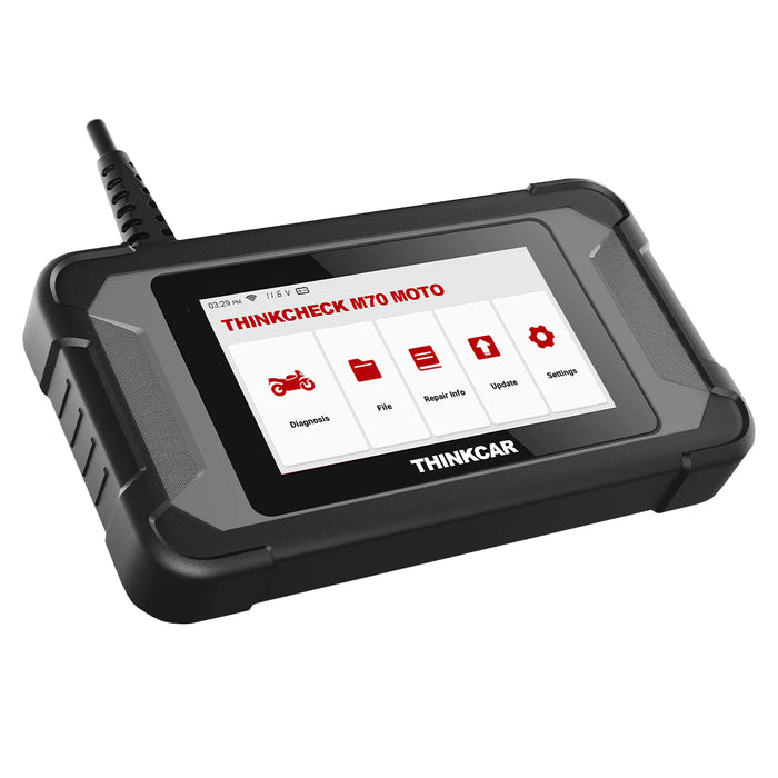 Dark Slate Gray THINKCAR Thinkcheck M70 Moto Smart Motorcycle Diagnostic Tool Motorcycle Diagnostic Scanner