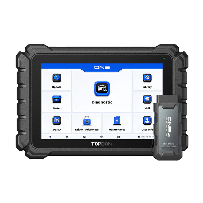 White Smoke Topdon ONE Professional Diagnostic Scan Tool | ECU Coding, Topology & 50+ Services Diagnostic Scan Tool