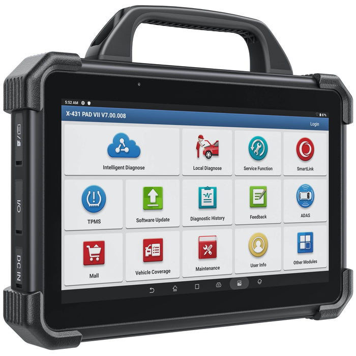 Dark Slate Gray LAUNCH X-431 PAD VII Elite Professional Diagnostic Scan Tool, EV Battery Diagnostics & Health Check Diagnostic Scanner