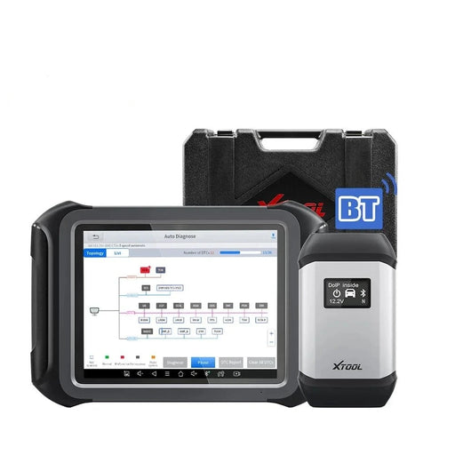 Light Gray XTOOL XT90 Diagnostic Scan Tool Topology Map, ECU Coding, Key Programming Diagnostic Scan Tool