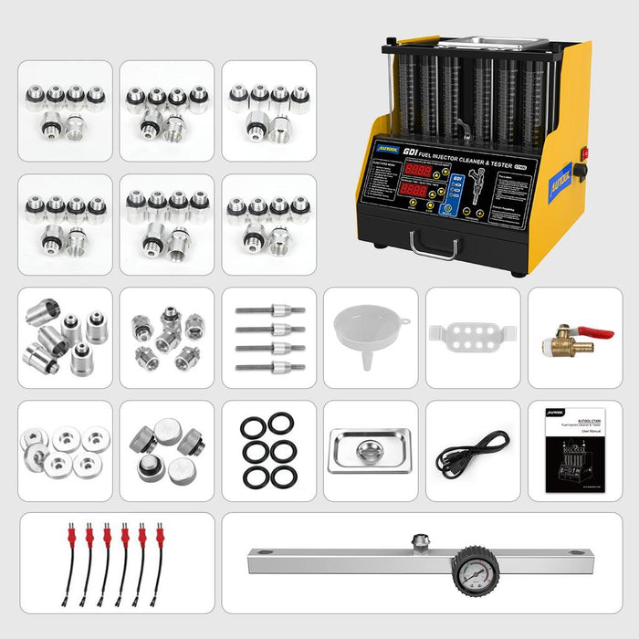 Lavender AUTOOL CT400 Fuel Injector Cleaner & Fuel Injector Tester GDI Fuel Injector Cleaner