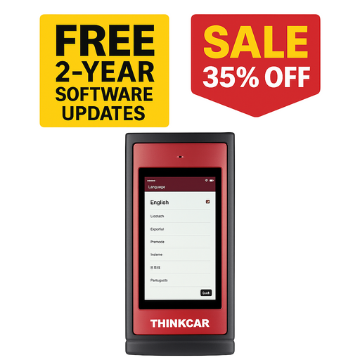 White Smoke THINKCAR Thinktool Reader HD 5" Diagnostic Tool For Commercial Vehicles Diagnostic Scan Tool