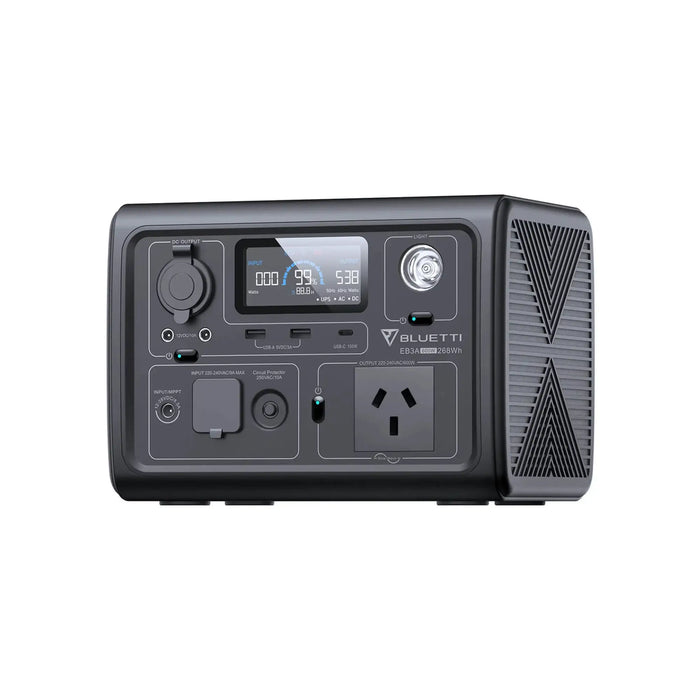 Dim Gray BLUETTI EB3A Portable Power Station 600w | 1200w Surge | 268wh Power Station