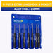 White Smoke Blue Point BLP6ELP 6-Piece Extra-Long Hook & Pick Set Pick & Scrapers