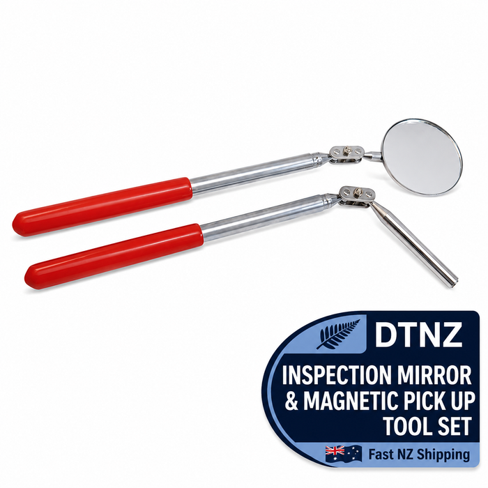 White Smoke DTNZ Inspection Mirror and Magnetic Pick Up Tool Set Magnet Mirror