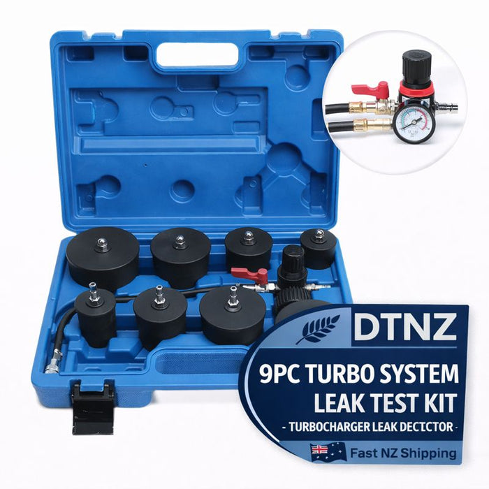 White Smoke DTNZ 9-Piece Turbo System Leak Test Kit – Turbocharger Leak Tester Automotive Diagnostic Tools