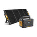 Dark Slate Gray Powerness Generator 1000 Hiker U1000 + SolarX S120 solar generator
