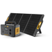 Dark Slate Gray Powerness 120 Watt Portable Foldable Solar Panel For Portable Power Stations