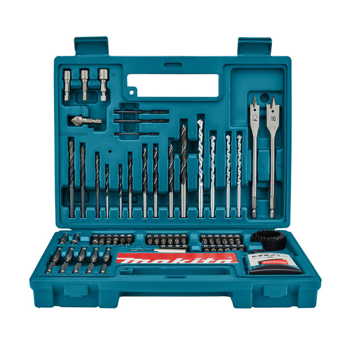 Dark Cyan Makita B-53811 100-Piece Drill Bit Set Drill & Screwdriver Bits