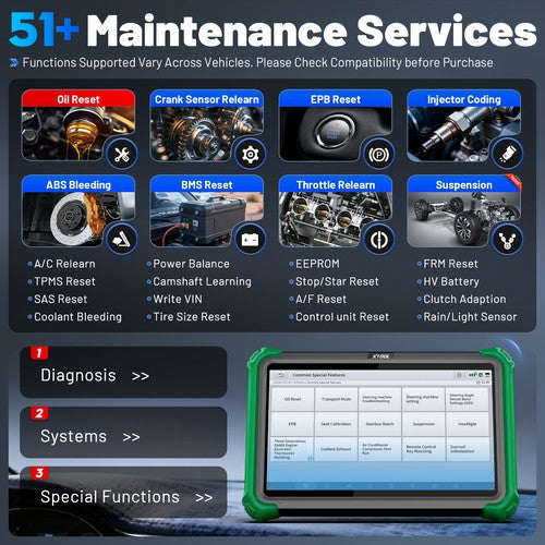 XTOOL Prodigy Flagship Professional Diagnostic Scan Tool with J2534 Programming Vehicle Diagnostic Scanners