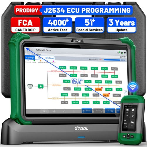 XTOOL Prodigy Flagship Professional Diagnostic Scan Tool with J2534 Programming Vehicle Diagnostic Scanners