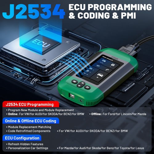 XTOOL Prodigy Flagship Professional Diagnostic Scan Tool with J2534 Programming Vehicle Diagnostic Scanners