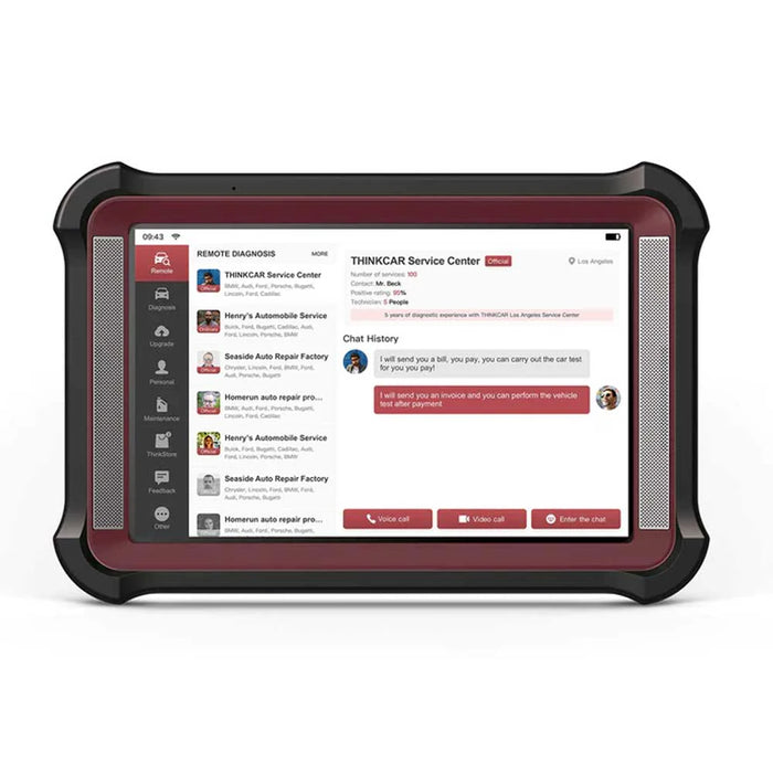 Dark Olive Green Thinkcar Thinktool X10 – Advanced Diagnostic Tablet with Remote Support & 35+ Service Functions Diagnostic Scan Tool