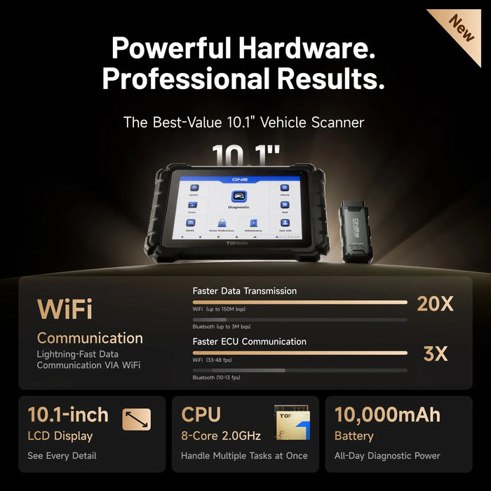 Black TOPDON ONE Plus Professional Diagnostic Scan Tool Diagnostic Scan Tool