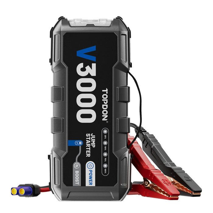 Dark Slate Gray Topdon V3000 – 3000A Heavy-Duty Jump Starter & Power Bank Vehicle Jump Starters