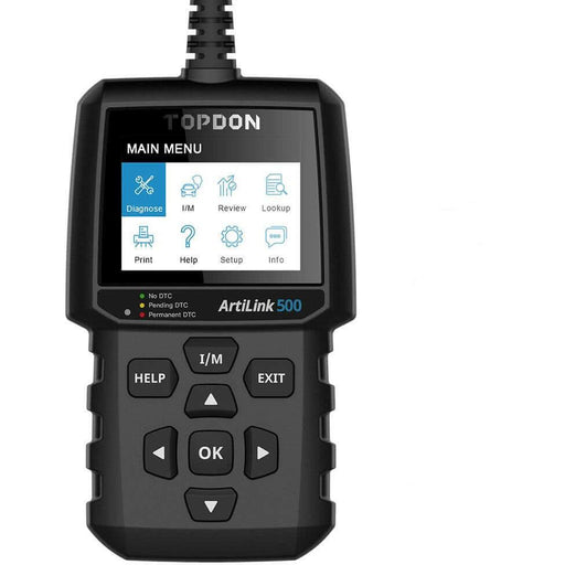 Dark Slate Gray TOPDON AL500 Code Reader Check Engine Light Scan Tool Full OBD2 Vehicle Diagnostic Scanners