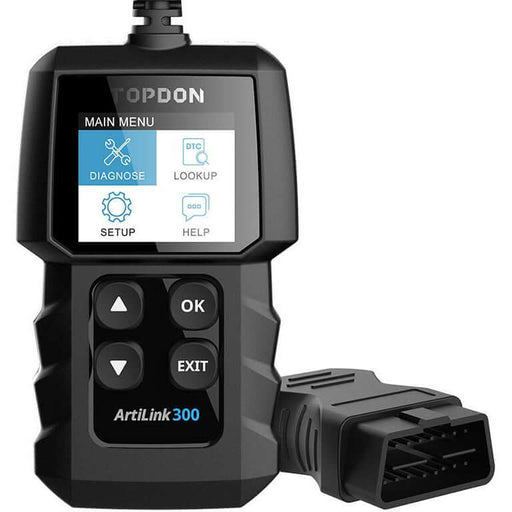 Dark Slate Gray TOPDON AL300 Code Reader Check Engine Light Scan Tool Full OBD2 Vehicle Diagnostic Scanners
