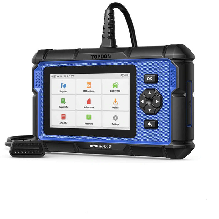 Lavender TOPDON Artidiag 600S Diagnostic Scan Tool Vehicle Diagnostic Scanners