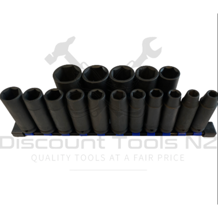 Black Blue Point 1/2 Metric Impact Tube Sockets 10mm-32mm Sockets