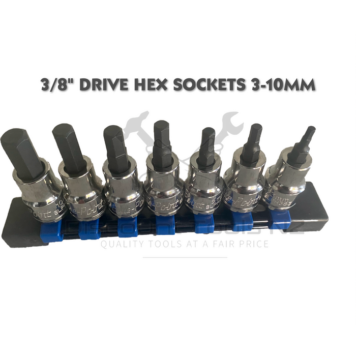 blue point 3/8" drive hex sockets 3mm - 10mm