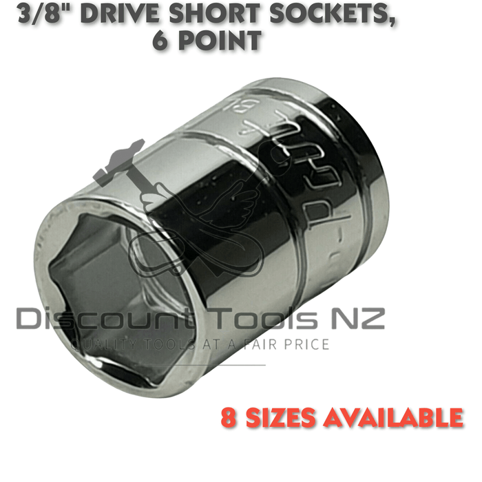 Dark Slate Gray Blue Point 3/8" Drive SAE Sockets, 13 Sizes Available