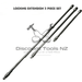 Slate Gray Blue Point Locking Extension 1/4" Drive 3 Piece Set Extensions