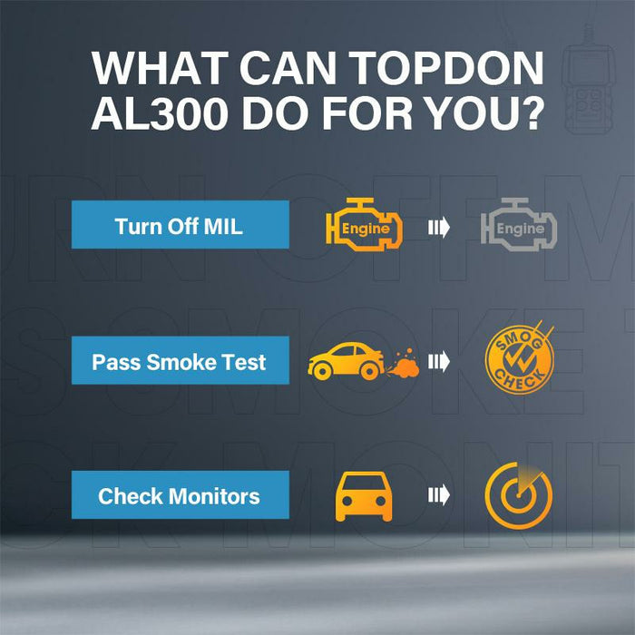 topdon al300 code reader check engine light scan tool full obd2