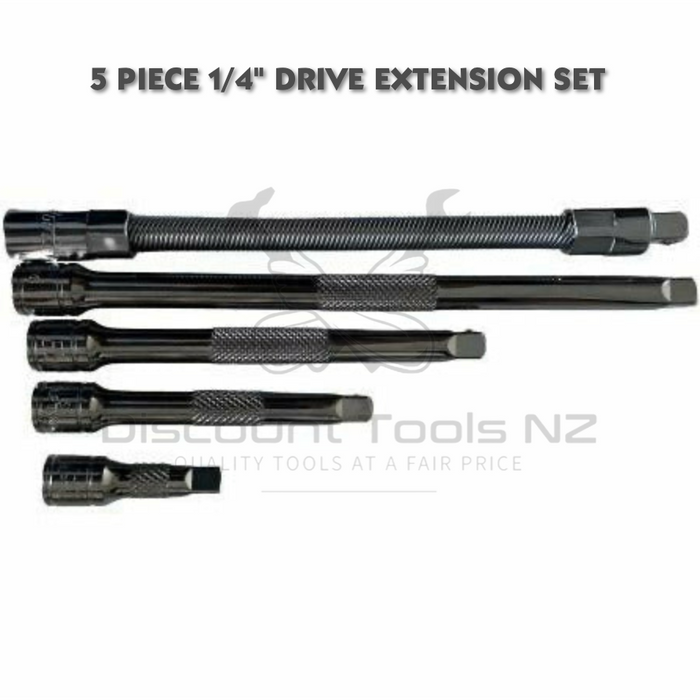 Dark Slate Gray Blue Point 6 Piece 1/4" Drive Extension Set Extensions