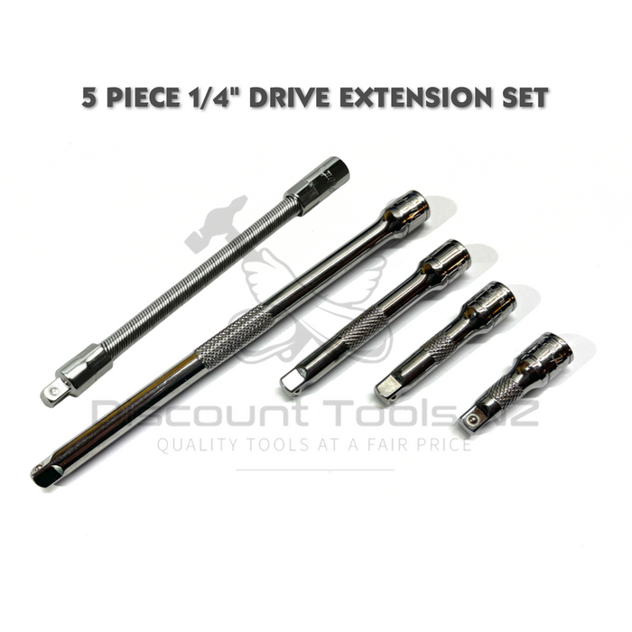 Light Gray Blue Point 6 Piece 1/4" Drive Extension Set Extensions
