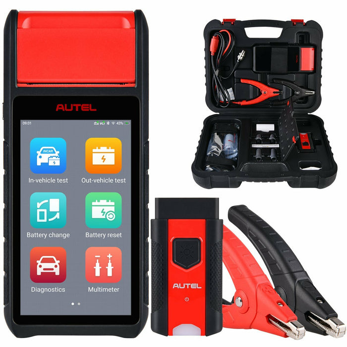 Tomato AUTEL MaxiBAS BT608E Battery Tester, Electrical System Analyser Battery Tester