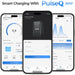 White Smoke TOPDON Pulse Q Level 2 EV Charger, Smart Home Electric Car Charger Vehicle Battery Chargers