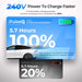 Light Gray TOPDON Pulse Q Level 2 EV Charger, Smart Home Electric Car Charger Vehicle Battery Chargers