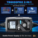 Black TOPDON TB6000Pro 6Amp 6V/12V, 2 in 1 Battery Charger & Battery Tester Vehicle Battery Chargers