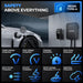 Black TOPDON Pulse Q Level 2 EV Charger, Smart Home Electric Car Charger Vehicle Battery Chargers