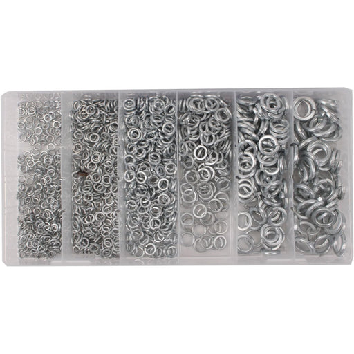 Light Slate Gray DTNZ 800 pcs Spring Lock Washer Assortment Spring Washer