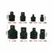 Dark Slate Gray DTNZ 8pc Impact Socket Adaptor Set Socket Sets
