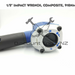 Dark Slate Gray Blue Point 1/2" Impact Wrench, Composite AT5500C Impact Wrench