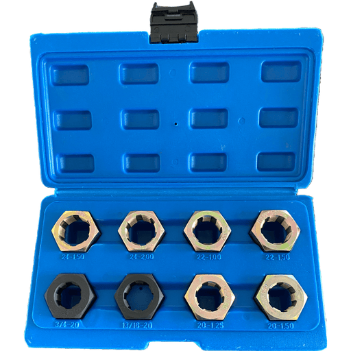 Dark Cyan DTNZ 8pc CV Joint Axle Spindle Rethreading Set Tap & Die Sets