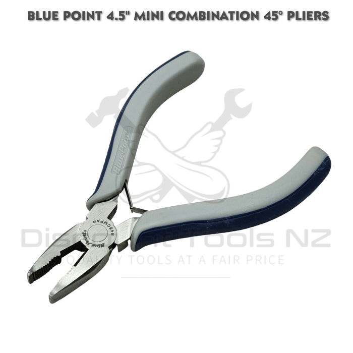 Dark Gray Blue Point Tools 4.5" Miniature Combination Pliers